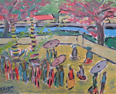 Heilige ceremonie op Bali