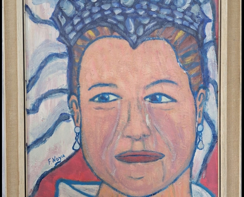 Portret van Prinses Maxima bij haar huwelijk