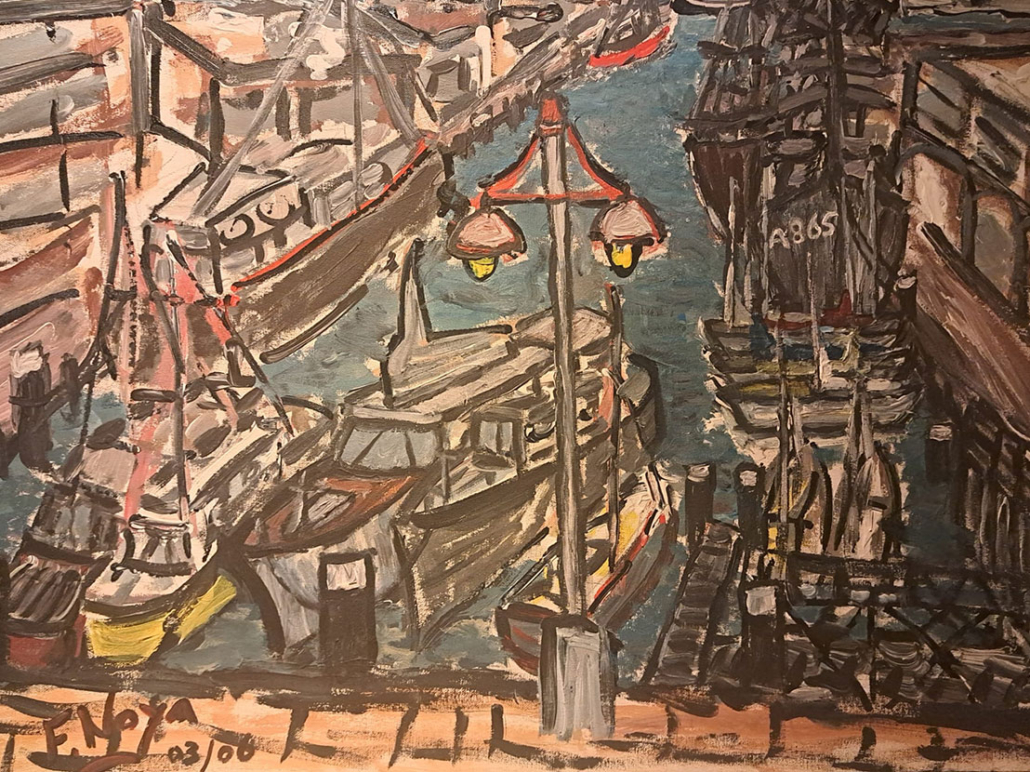 Scheveningse Binnenhaven vanaf restaurant Lemon grasse Scheveningse Binnenhaven vanaf restaurant Lemon grasse